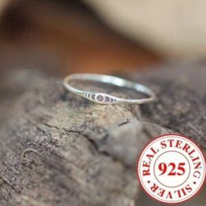 Delicate Sterling Silver Band